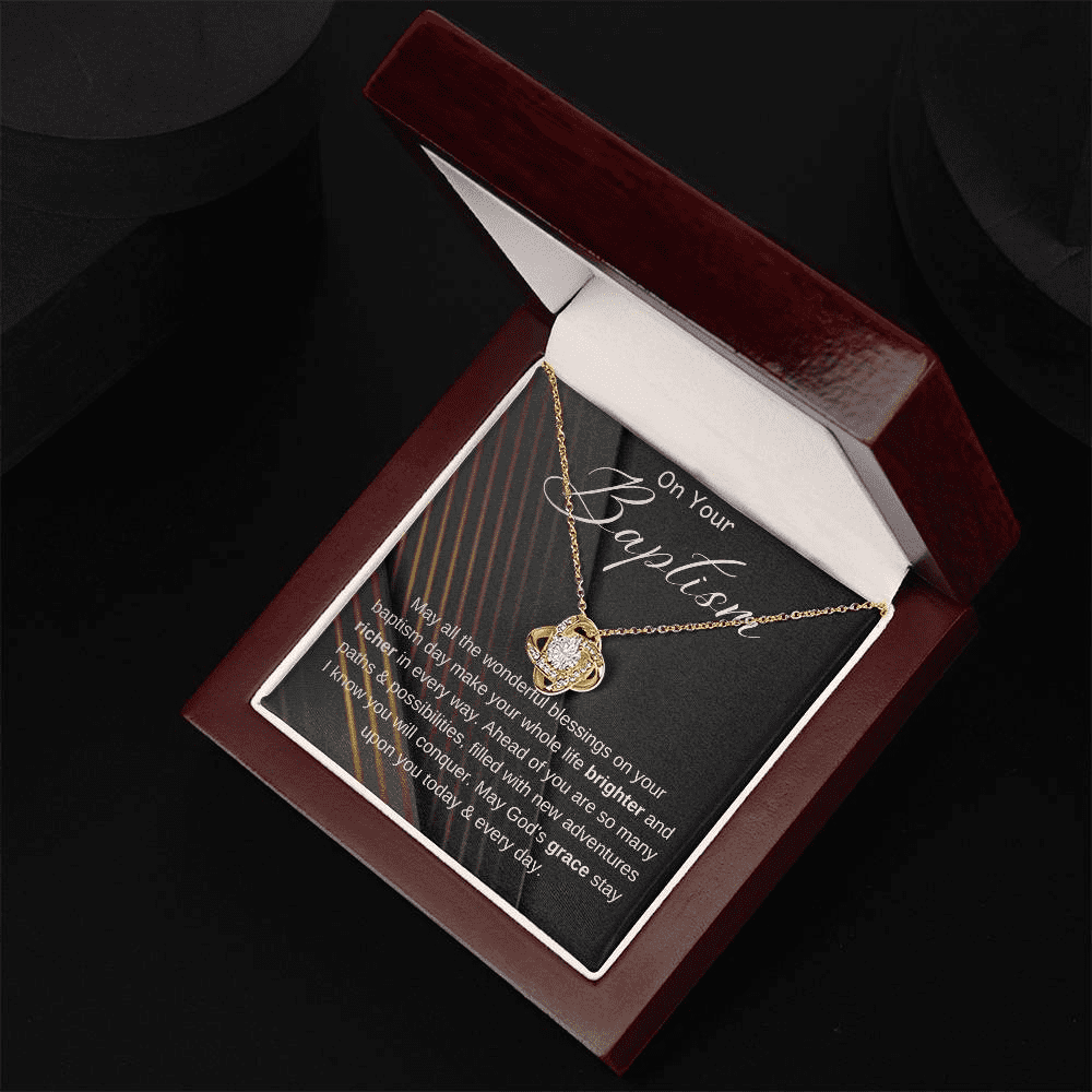 Baptism Gift, Baptism Gift Necklace, Adult Baptism Gift Necklace, Baptism Keepsake, LDS Gift, Baptism Jewelry, On Your Baptism Gift Necklace