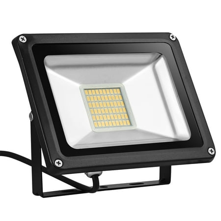 Flood Light for Outdoors, 30W Ultraslim Outdoor LED Flood Light Play Grounds, Warm White Outdoor Lighting Fixtures 12V for Home Yard,