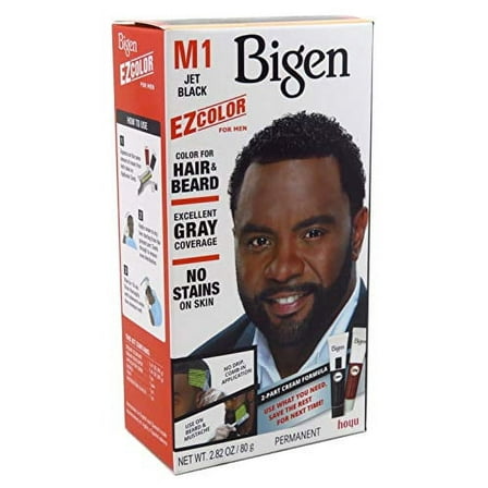 Bigen EZ Color Hair Color for Men Jet Black Kit, 1 Ea,t (2 Pack)