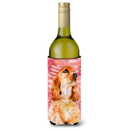 

Cocker Spaniel Love Wine Bottle Beverge Insulator Hugger