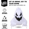 thumbnail image 3 of FT Halloween Inflatable Scary Ghost Outdoor Decoration Inflatable Window Breaker Decoration with Rotating Purple LEDs Blow Up Ghost Halloween Window Decor for Party Garden Yard Deco, 3 of 8
