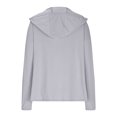 thumbnail image 4 of SHTXOZHI Veste Athlétique Légère pour Femmes Protection Solaire Fermeture Éclair Complète Manches Longues Chandails à Capuchon Randonnée Extérieur, 4 of 7