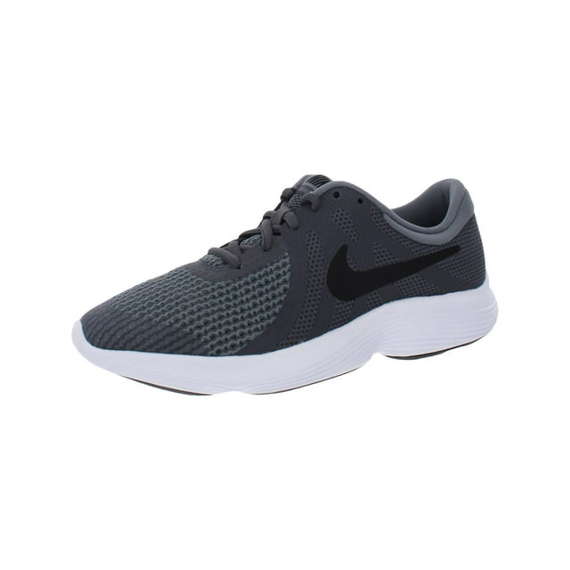 Nike Boys Revolution 4 Knit Fitness Walking Shoes Gray 5 Medium (D) Big Kid
