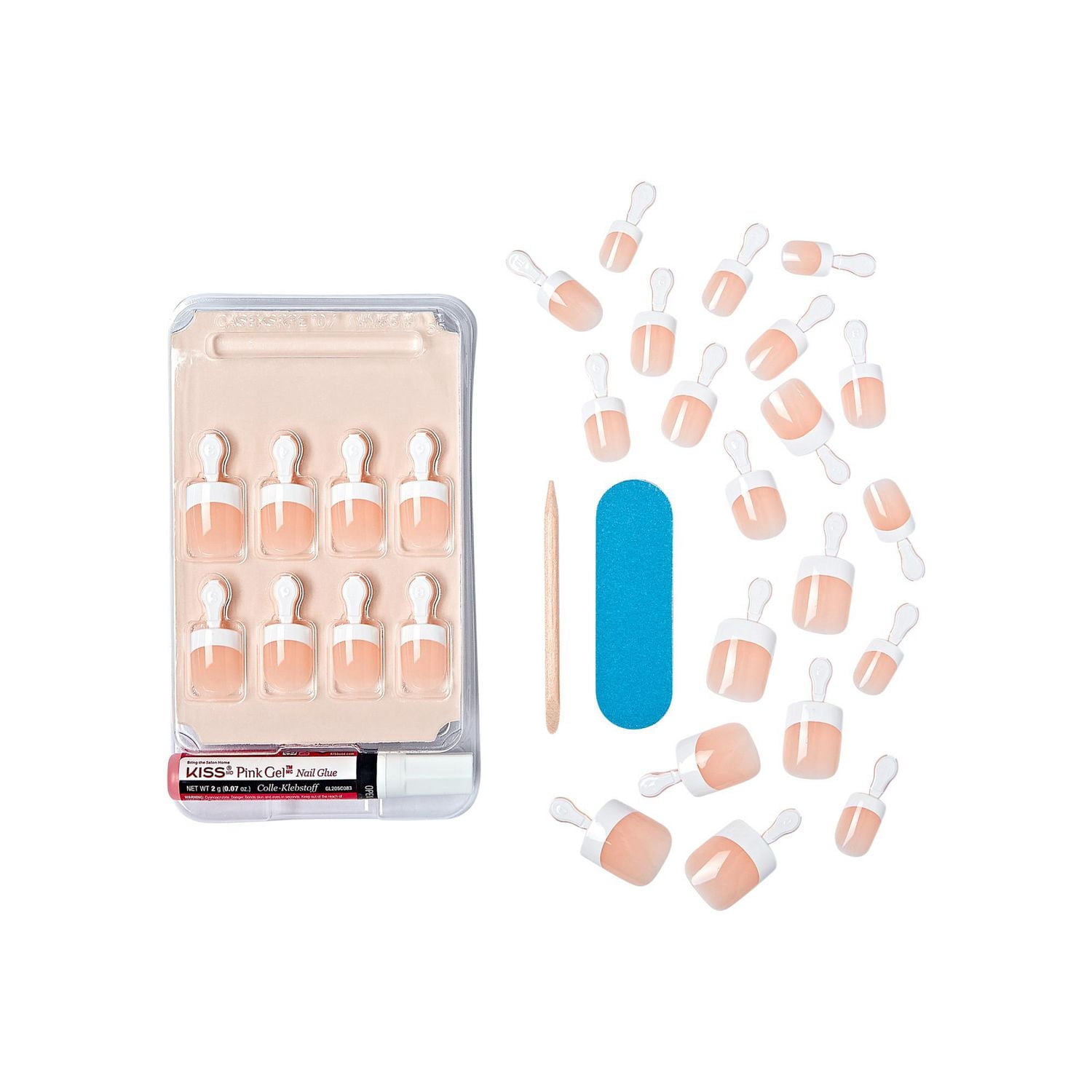 KISS Salon Acrylic - Fake Nails, Medium