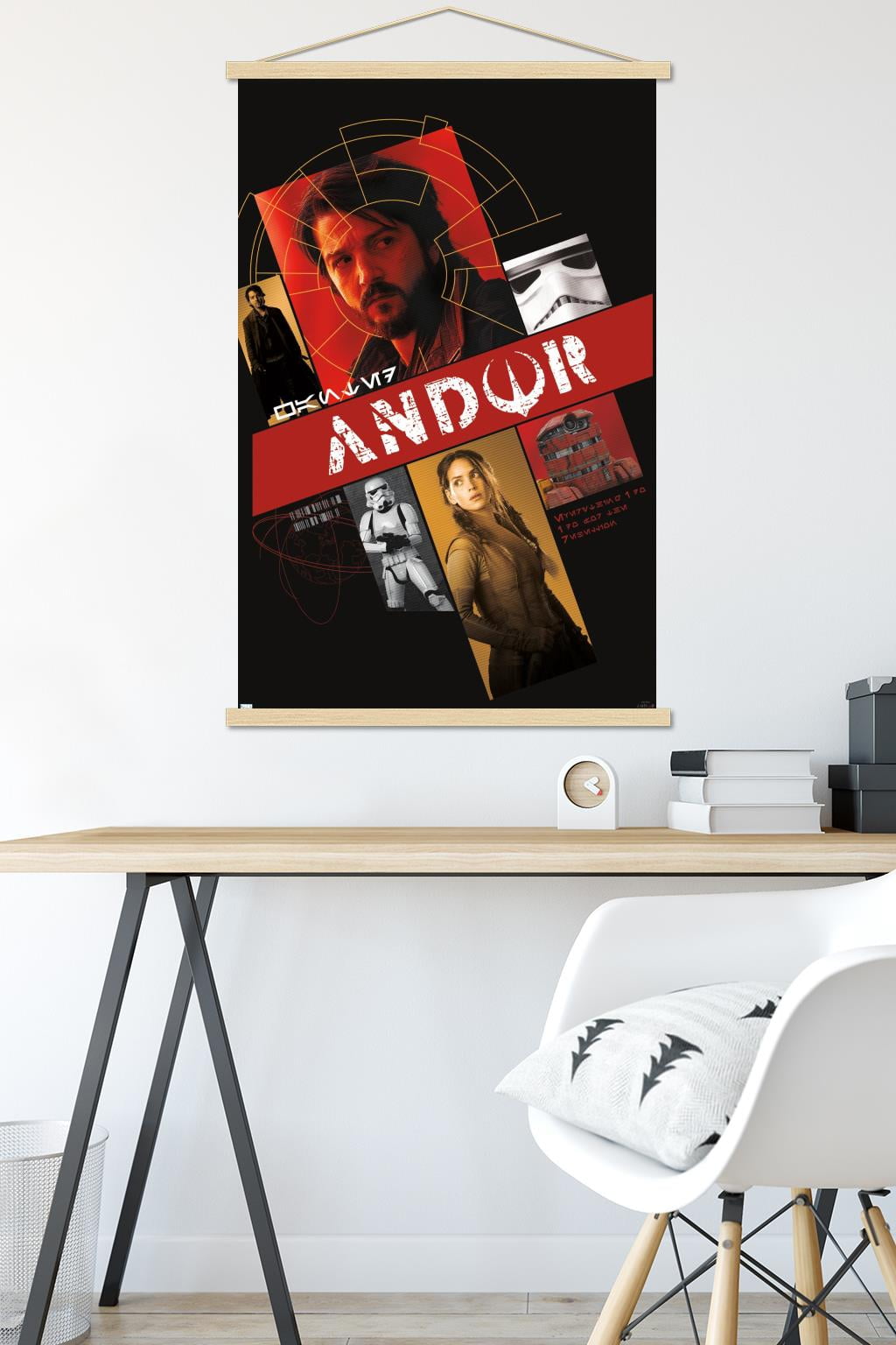 Star Wars: Andor - Group Graphic Wall Poster with Magnetic Frame, 22.375" x 34"