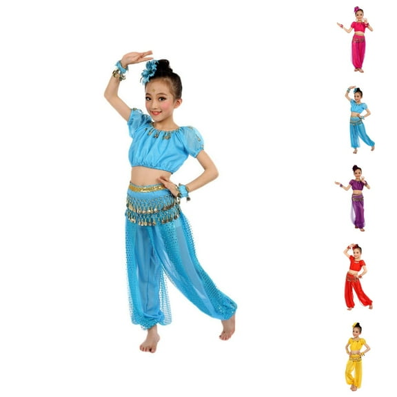 Girl Outfits Girl Set Handmade Children Girl Belly Dance Kids Belly Dancing Dance Cloth