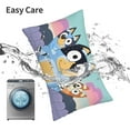thumbnail image 6 of Lsque Bluey Pattern Bedding Waterproof Pillow Protector Zippered Queen – Bed Bug Proof Pillow Encasement-16"x24", 6 of 6