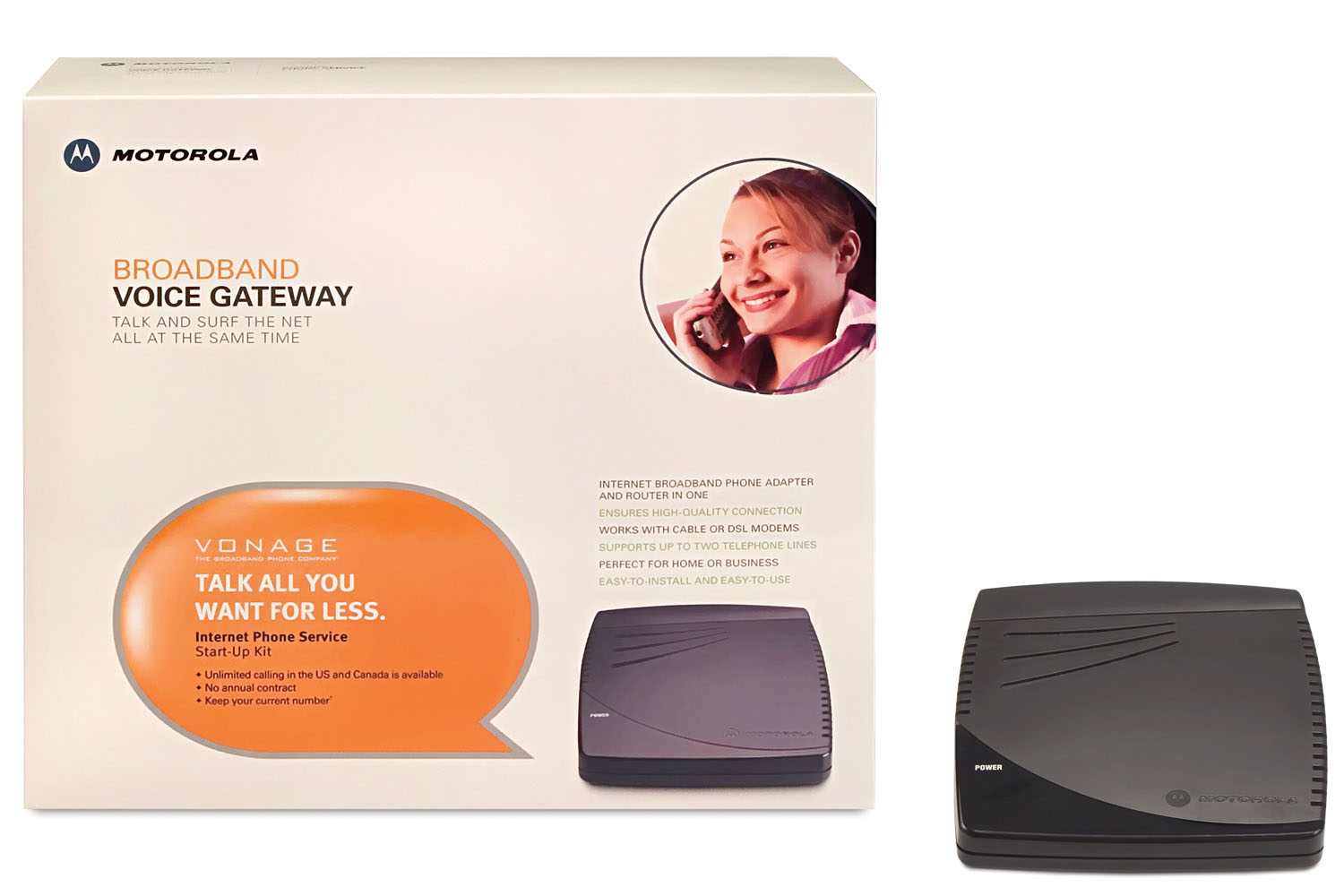 Motorola VT1000 Voice Terminal VoIP Gateway (vt1005)