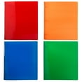 thumbnail image 5 of JAM Paper Plastic 1 Inch Binders, 3 Ring Binders, Red, Blue, Green and Orange, 4 Per Pack, 5 of 6