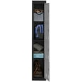 thumbnail image 3 of Ourlova Armoire Casier Mince en Métal à 4 Portes Étroite – Acier Robuste Résistant à la Rouille avec Ventilation, Rangement pour Gym et Bureau pour l'École, 3 of 7