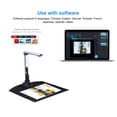 thumbnail image 3 of BK52 Portable Book & Document Camera Scanner, Capture A3 HD USB 2.0 Scanner With LED Light For ID Cards Passport Books Watermark ,Easy to Use, 3 of 7