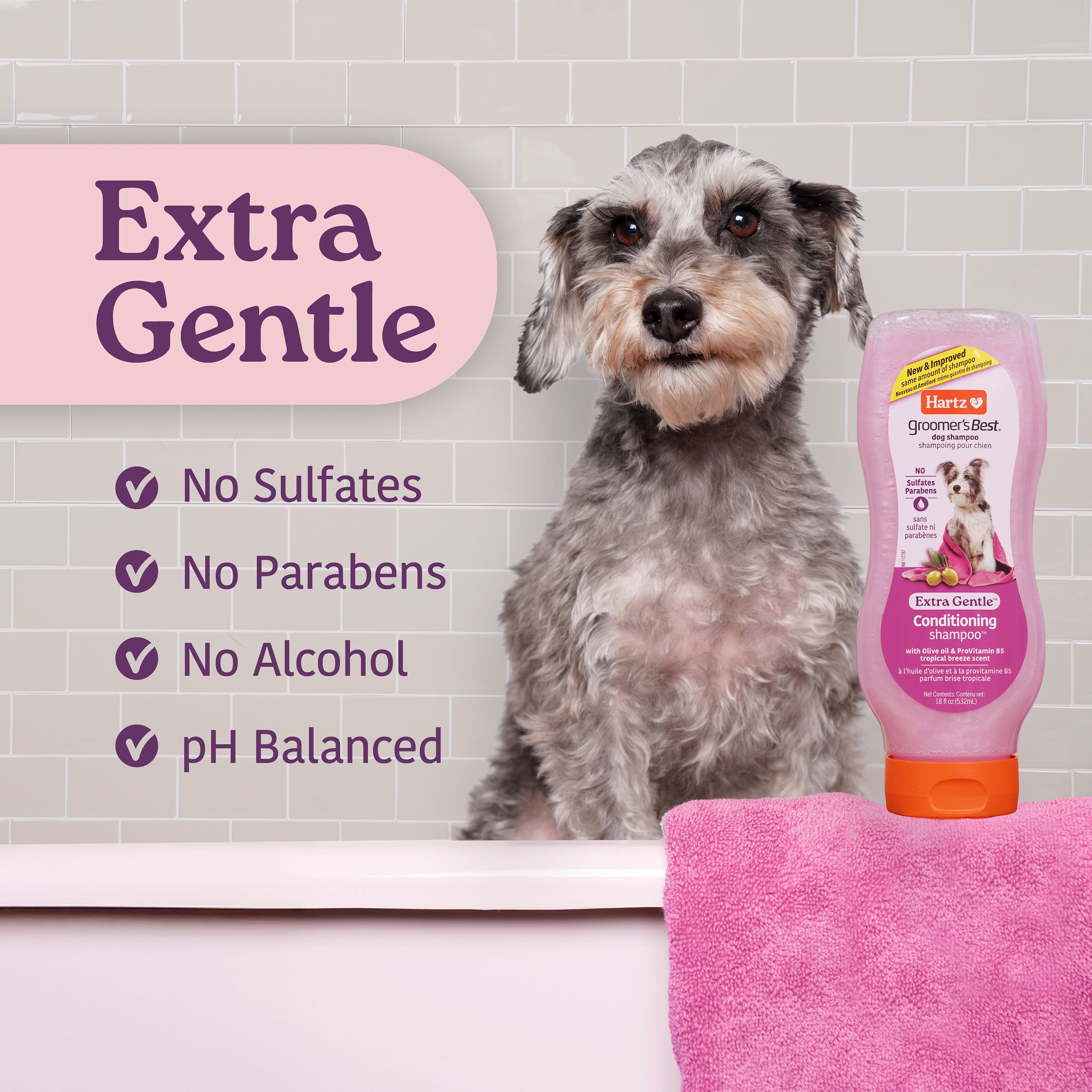 Hartz Groomer's Best Conditioning Shampoo, 18 Fl Oz