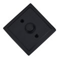 thumbnail image 3 of Campana De Puerta De Hierro Botón Pulsador Con Recubrimiento En Polvo Negro Campana De Puerta Cuadrada De Hierro Con Cable Botón Pulsador Acabado En Polvo Negro Campana De Puerta Decorativa Vintage Co, 3 of 5