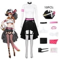 thumbnail image 2 of Disfraz de Cosplay de Anime Nami para mujer, uniforme de fiesta de Halloween, Top de dibujos animados, faldas, sombrero, accesorios, traje de utilería, 2 of 4