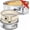9" Stainless Steel, variant on 8 Inch Springform Cake Pan NONSTICK - Cheesecake Pan with Silicone Sleeve – NO LEAKS in Water Bath - No Foil Wrap Needed - Easy Cake Release – Sturdy Build - Heavy-Gauge Carbon Steel 0.4 mm
