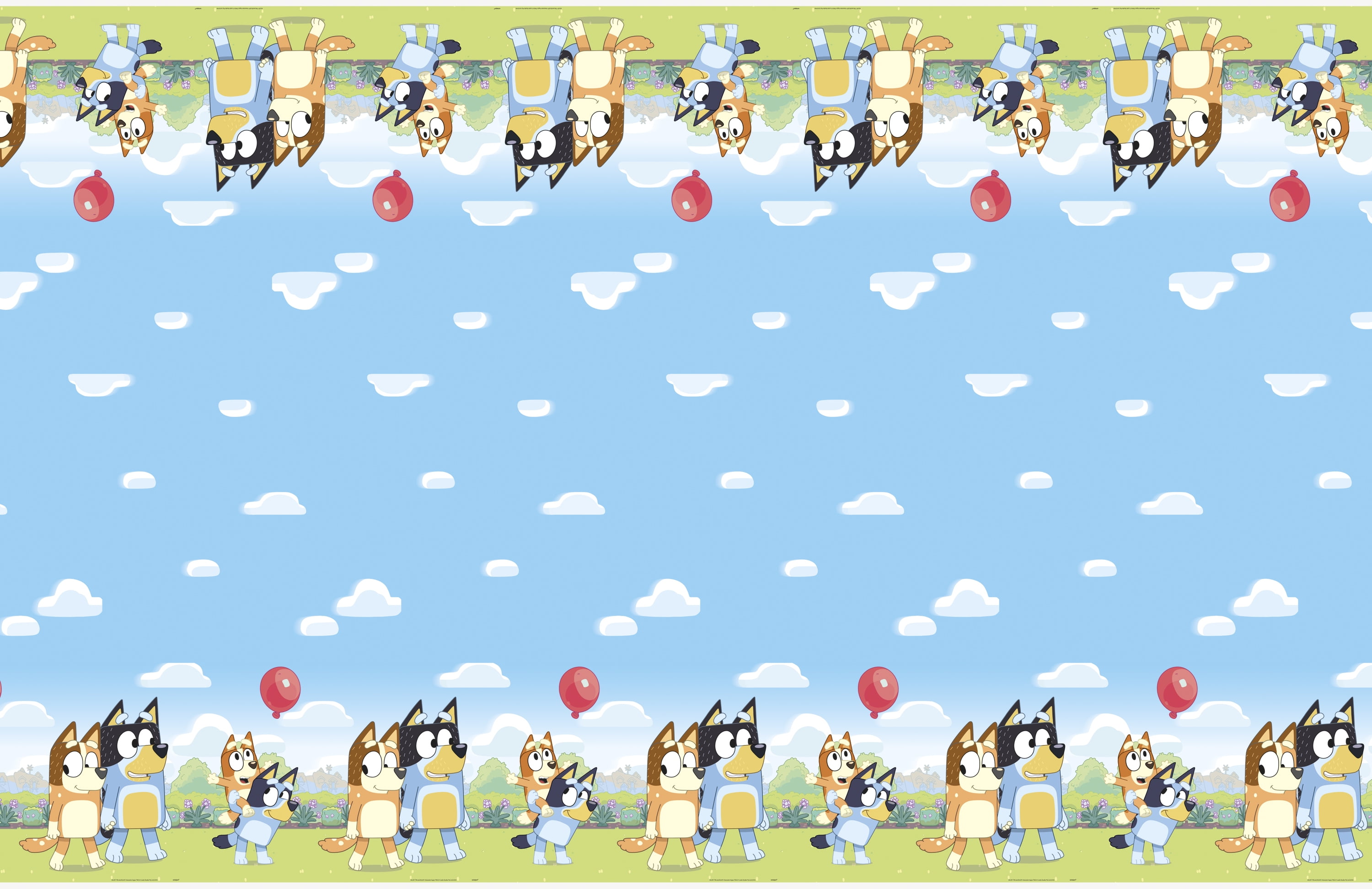 Bluey Birthday Decorations | Bluey Birthday Party Supplies for 16 | Banner, Tablecloth, Plates, Napkins, Sticker