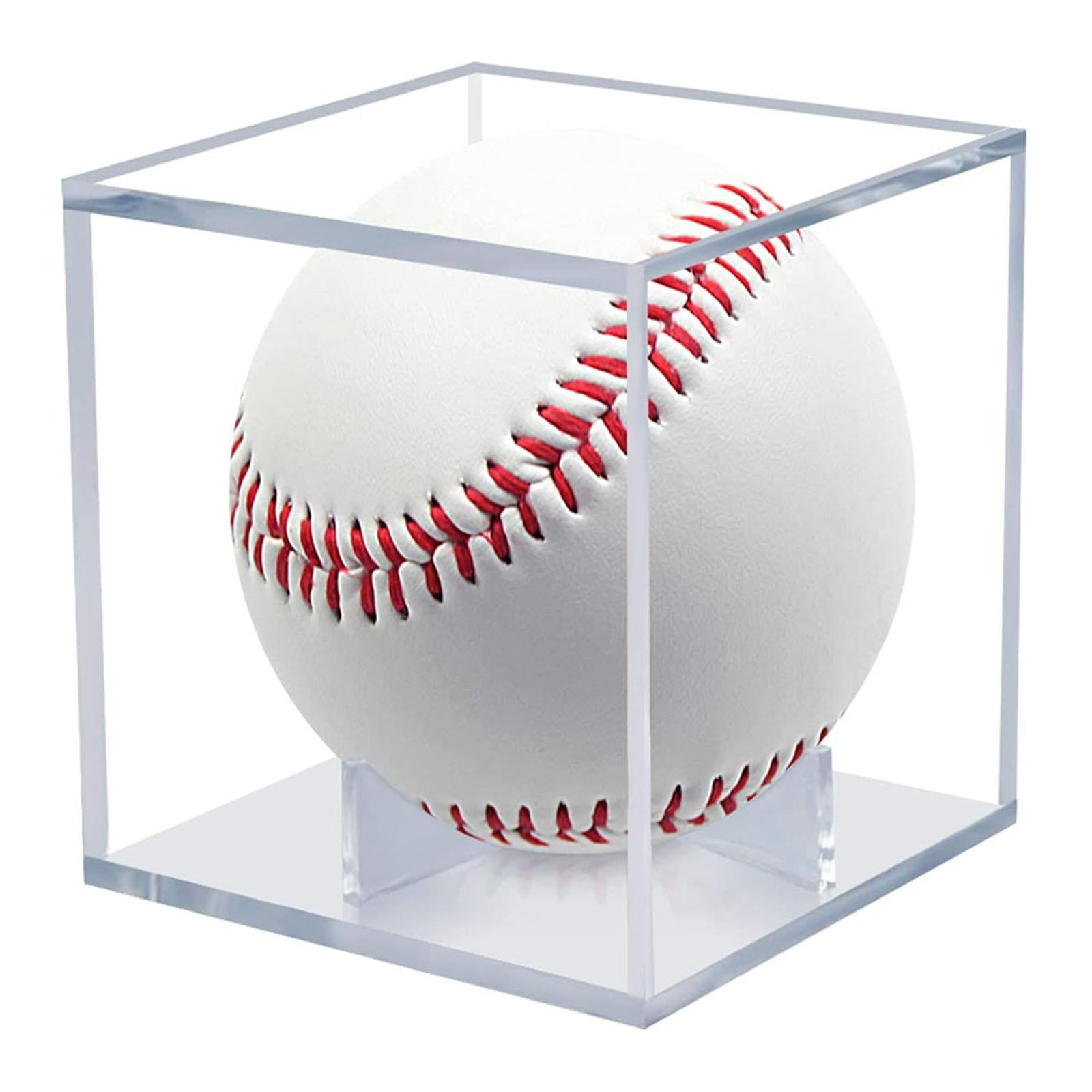 Baseball Ball Display Stand for Shelf Desk Autograph Black 