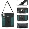 thumbnail image 3 of Insulated 18 Can Large Capacity Insulated Can Cooler Bag for Men, Women, Work (Green/Black), 3 of 5