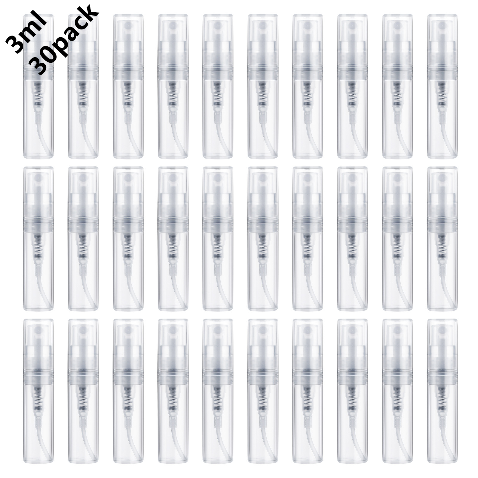 Springcorner 30 Pack 3ml Mini Spray Bottle,Empty Small Perfume Bottles