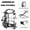 Smith Machine-Black/Weight Bench-Black/ Barbell-Black, variant on Mikolo Smith Machine Power Cage, Multi-Function Home Gym System with Cable Crossover, 121LB Weight Stack