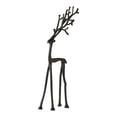 thumbnail image 3 of Christmas Decorations Indoor, 2Pcs Christmas Reindeer Figurines Table Decor, Decorative Christmas Small Deer Ornament, Christmas Gift for Men Women(Bronze), 3 of 6