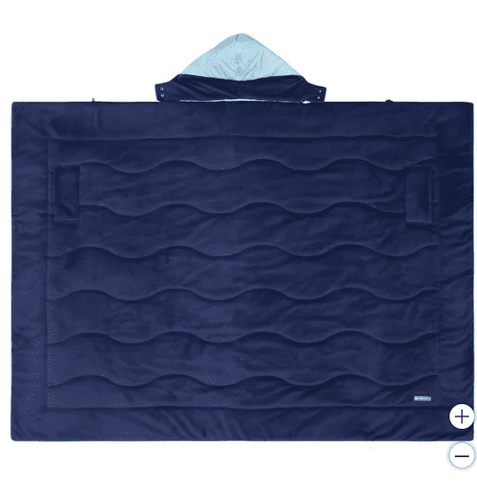 Below Zero Wearable Blanket Blue