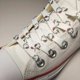 thumbnail image 3 of Sanrio-cordones planos sin elasticidad para zapatillas, 120Cm/150Cm, 1 par, Kuromi Hello Kitty, accesorios para zapatos gruesos informales, 3 of 3