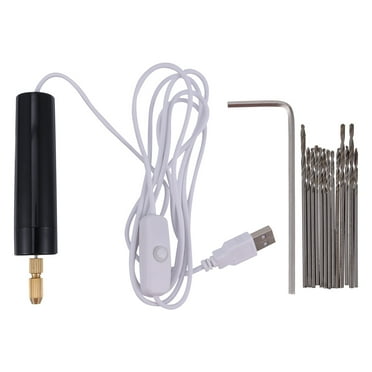 PAMINGONO Rechargeable Rotary Tool Steel 15Pcs For Hobbyists Handicrafts 12X0.55In
