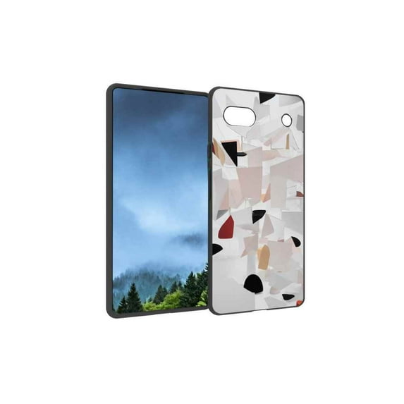 Compatible with Google Pixel 6A Phone Case, Abstraction stand Case Men Women, Flexible Silicone Shockproof Case for Google Pixel 6A