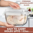 thumbnail image 2 of Contenedor de Alimentos de Vidrio Razab 3900ml Hermético, 2 of 8