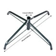 thumbnail image 2 of Heavy Duty Metal Christmas Tree Stand with Enlarged Base and Folding Design for Secure Holiday Display, 2 of 7