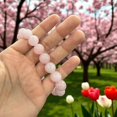 thumbnail image 4 of Rose Quartz Bracelet 12 mm with Adjustable Strings, 4 of 4