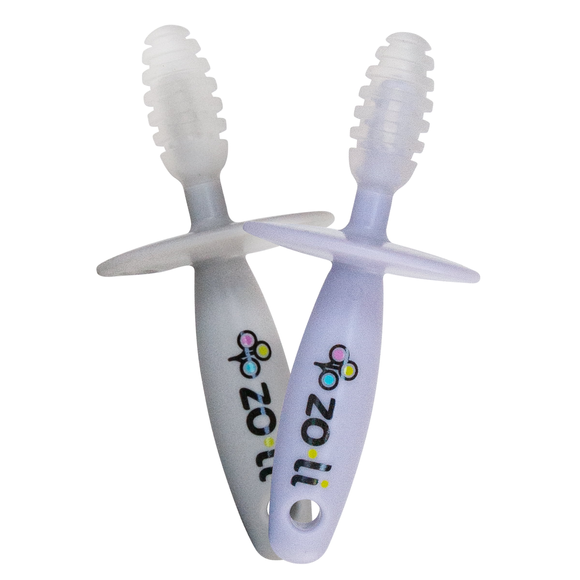 Baby Teething Sticks lilc purple + ash grey 2 pack ZoLi CHUBBY
