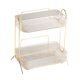 thumbnail image 2 of Organizador de cosméticos, escurridor de tazas y jarros, multiusos, 2 niveles, para almacenamiento en el hogar Blanco, 2 of 9