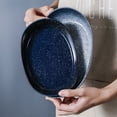 thumbnail image 5 of High-temperature Resistant Baking Tray Household Dish Plate Steamed Fish Baked Rice Dinner Plate Oven Microwave Heating Utensils, 5 of 5