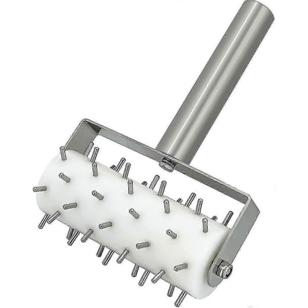 Pizza Dough Docker Roller Pins Pastry Dough Tool, Stainless Steel Handle Roller Pin Puncher For Cake Pie Cookies Bread Pastry Baking Cooking Tool-sfyg