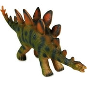Boley Jumbo Monster 20" Soft Jurassic Stegosaurus Toy - Big Educational Dinosaur Action Figure, Designed for Rough Play - Great Sandbox Toy, Beach Toy, Dinosaur Party Toy, and Toddler Dinosaur Gift