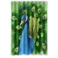 thumbnail image 1 of Cortina de ducha ABPHQTO Beauty Of Peacock Art Impermeable 120x180 cm, 1 of 2