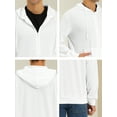 thumbnail image 6 of Lars Amadeus Jacket for Men Zip up Hoodies Long Sleeves Solid Knit Sweatshirt Jackets, 6 of 6