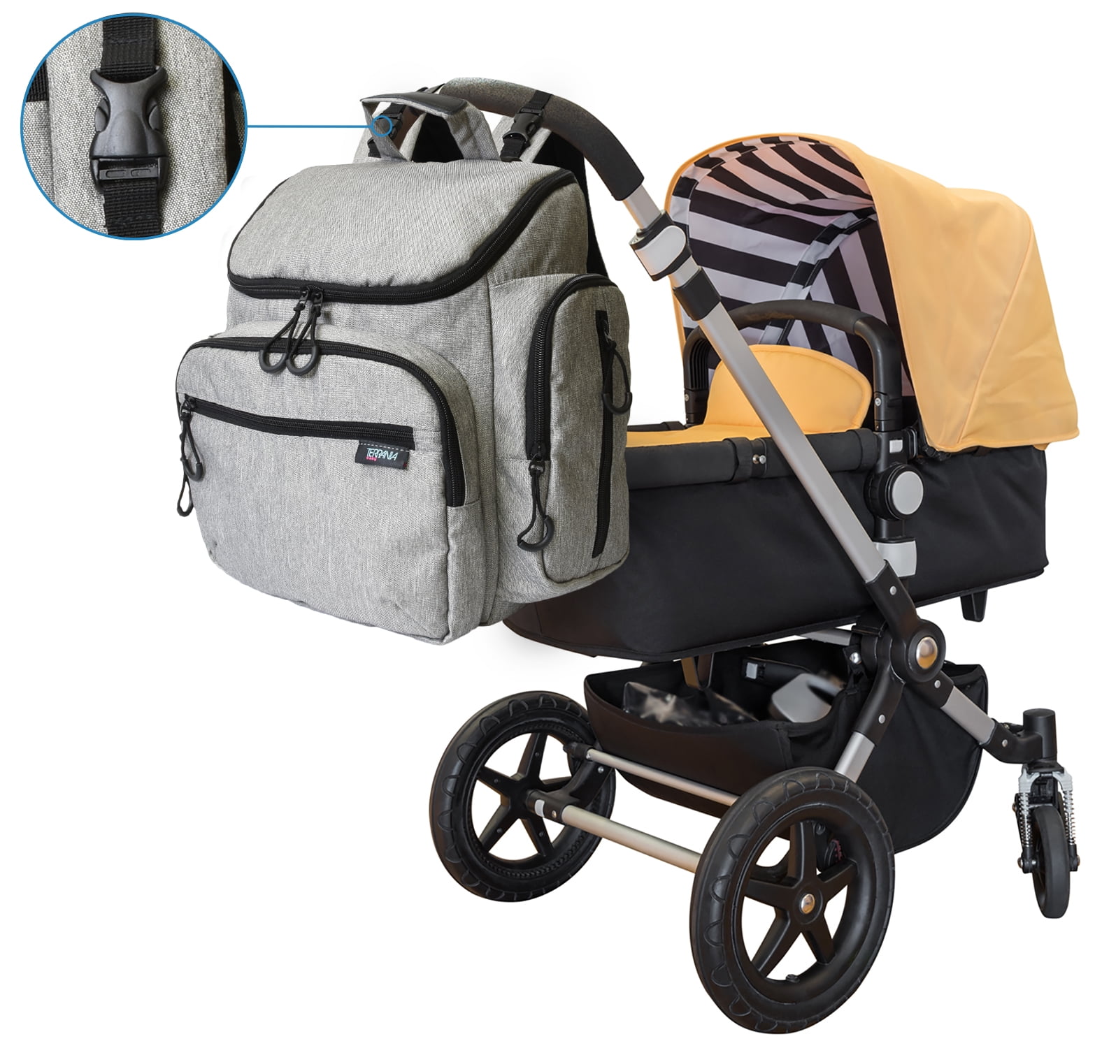 Multifunctional Baby Diaper Bag Backpack Mommy Bag Mummy Changing Bag Waterproof (US SHIP)