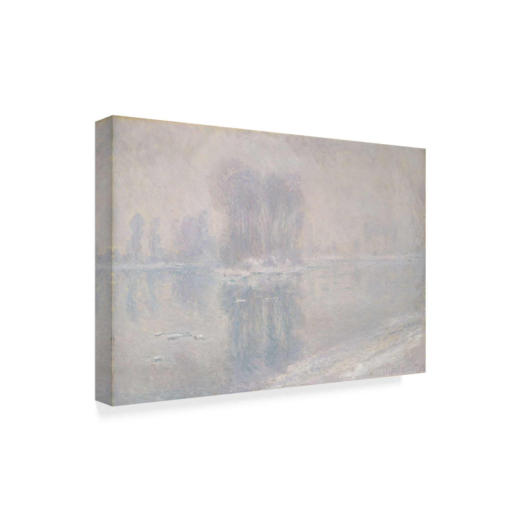 Trademark Fine Art 'Ice Floes' Canvas Art by Claude Monet