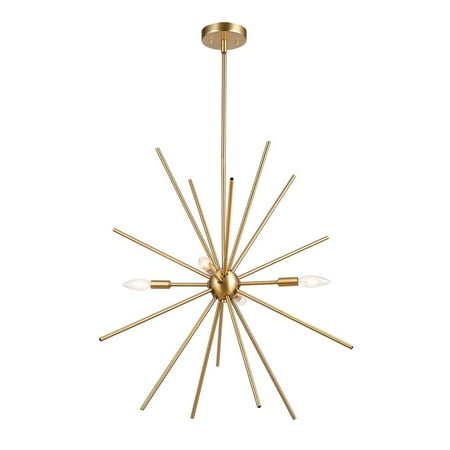 

Globe Electric 91002459 Celeste 4 Light 30 Wide Abstract Pendant - Brass