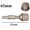65mm, variant on EpheyFIF 65A Shank T-Post Pile Driver Long Ground Rod Pile Driver for Driving T-Posts Fence Posts T-Post Pile Driver Hand Tool Access 65mm