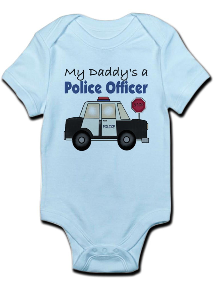My Daddy Can Arrest Your Daddy Funny Police Officer Gift Baby Gerber Onesie