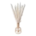 thumbnail image 2 of 8 Pack Faux Pampas Grass Stems with Vase, Boho Artificial Flower Branches for Home Table Decor Centerpieces, Wedding, Party, Spring Floral Arrangement, Pink and White, 12.6 Inches, 2 of 6