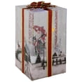 thumbnail image 6 of Northlight Musical Santa Lighted Snowing Gift Box Glittered Christmas Decoration - 12", 6 of 7