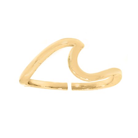 Maya J Wave Ring, Yellow