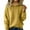 Yellow, variant on Breezora Loose Fit Women Hoodie Pullover Sweater Drop Shoulder Design Long Sleeve Casual Fall Winter Wear L Size Beige