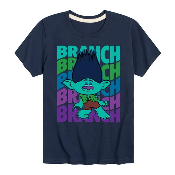 Trolls - Branch Stacked - Toddler & Youth Short Sleeve Graphic T-Shirt