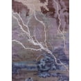 thumbnail image 1 of Ahgly Company Machine Washable Indoor Rectangle Industrial Modern Purple Area Rugs, 2' x 4', 1 of 7